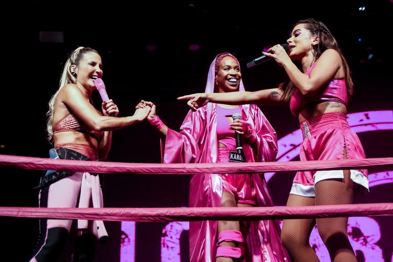 Anitta, Claudia Leitte e Karol Conka