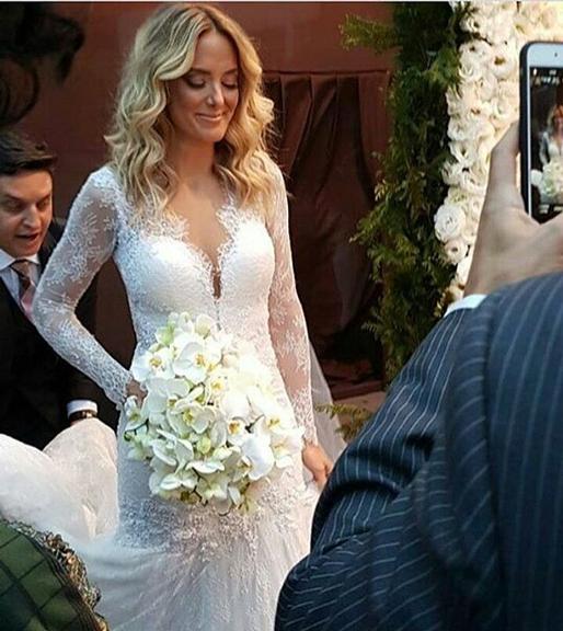 O vestido de casamento de Ticiane Pinheiro