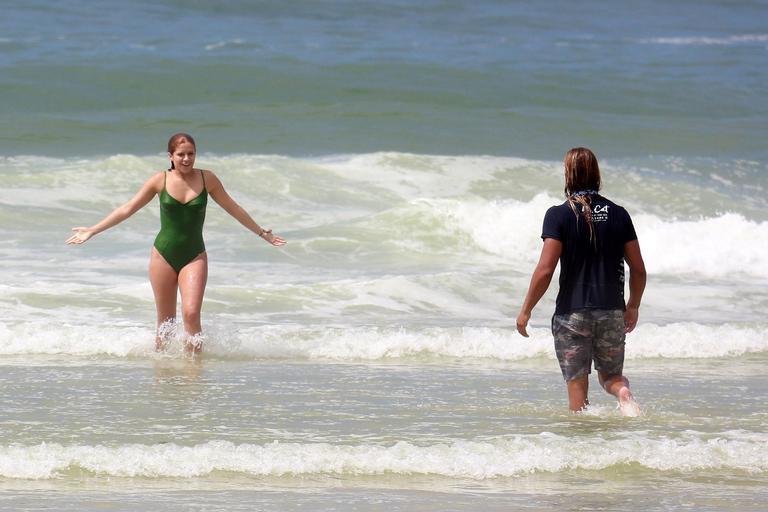 Isabella Santoni e Caio Vaz