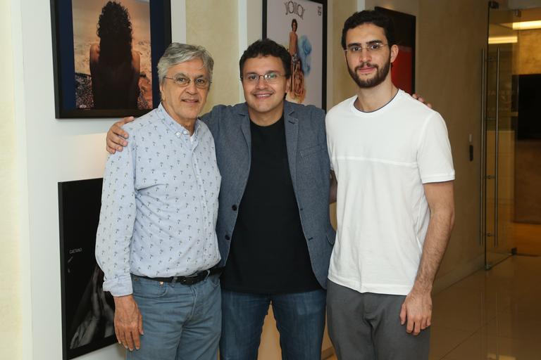 Caetano Veloso, Paulo Lima e Zeca Veloso