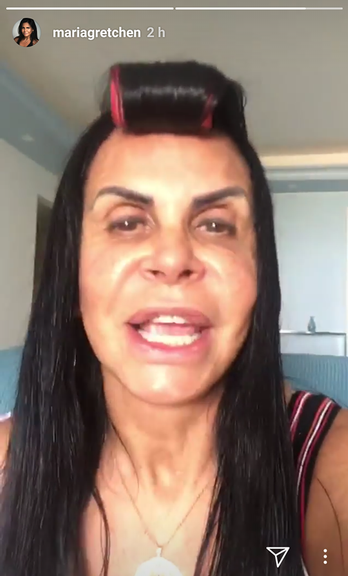 Gretchen aparece de cara lavada