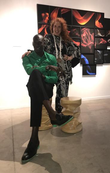 Badara Ndiaye e Adriana Lerner 