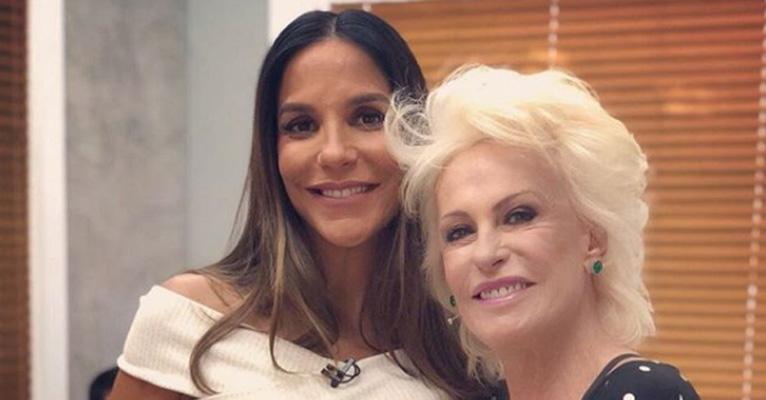 Com barrigão de grávida, Ivete Sangalo dança e come rabanada no Mais Você; confira