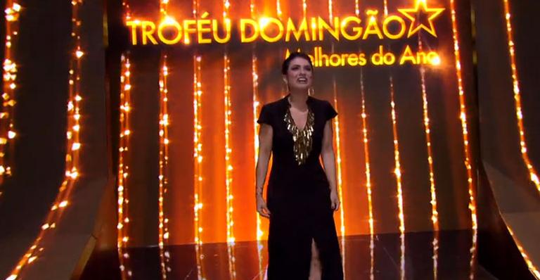 Sandra Annenberg no Faustão