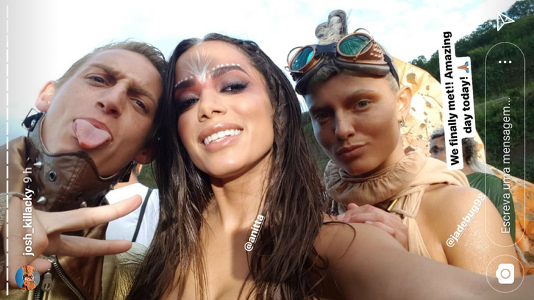 Anitta grava clipe na Colômbia