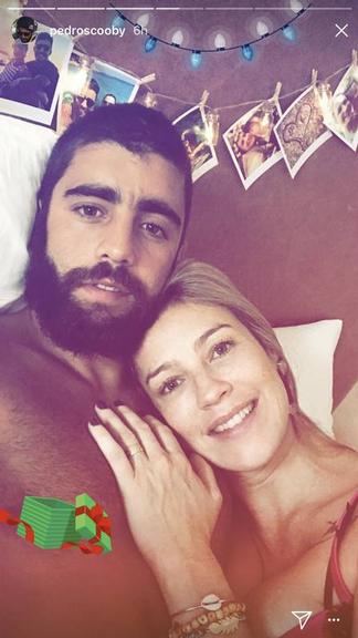 Luana Piovani com o marido, Pedro Scooby