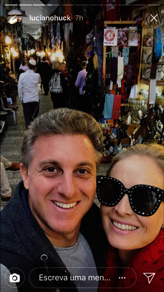 Luciano Huck e Angélica em Israel