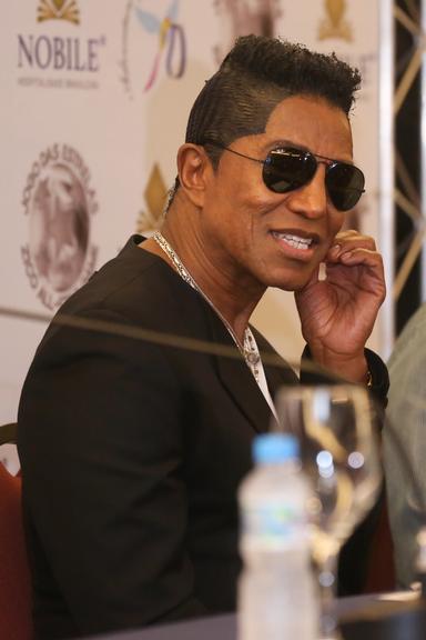 Jermaine Jackson: no Brasil para ação do bem com Zico