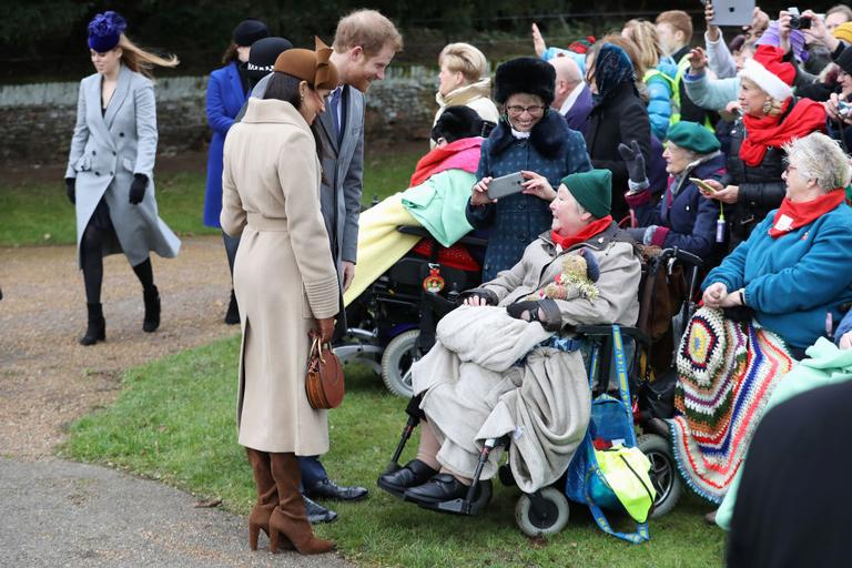 Meghan Markle participa de Natal da família real britânica