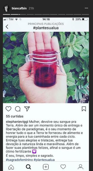 Bianca Bin indica ritual para os seguidores