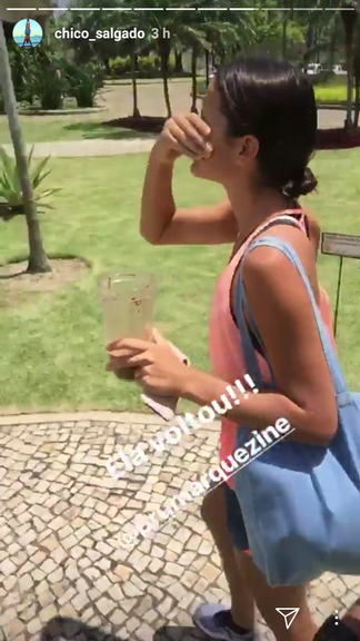 Bruna Marquezine: de volta aos treinos