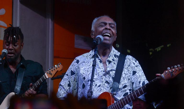 Gilberto Gil no Bar Brahma no Aniversário de São Paulo