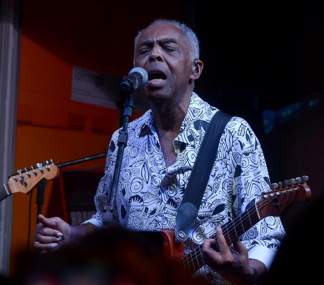 Gilberto Gil no Bar Brahma no Aniversário de São Paulo