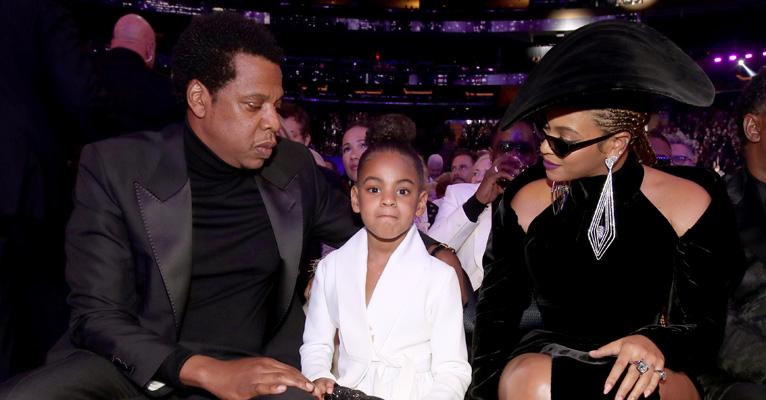 Blue Ivy pede “calma” para Beyoncé e Jay-Z no Grammy 