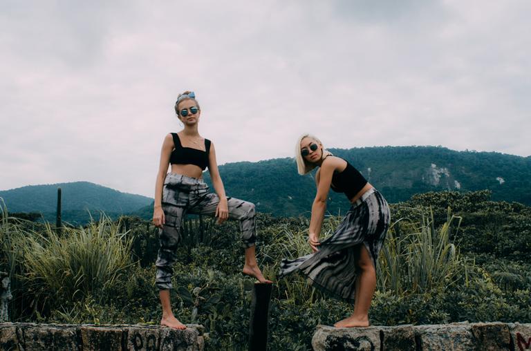 Isabella Scherer e Ana Hikari fazem ensaio fotográfico no Rio de Janeiro