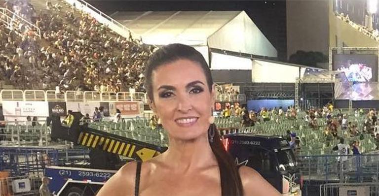 Fátima Bernardes aposta em transparências em look