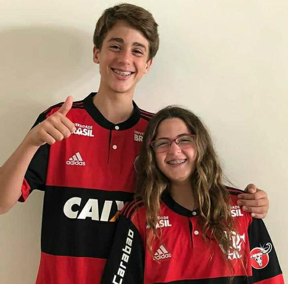 Cauet e Giulia, filhos de Susana Werner e Júlio César