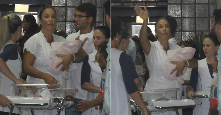 Ivete Sangalo deixa o hospital