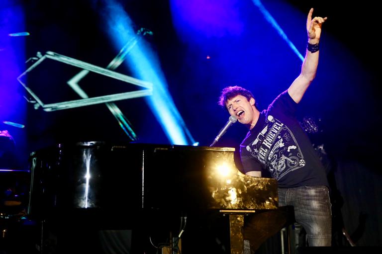 James Blunt se apresenta em São Paulo