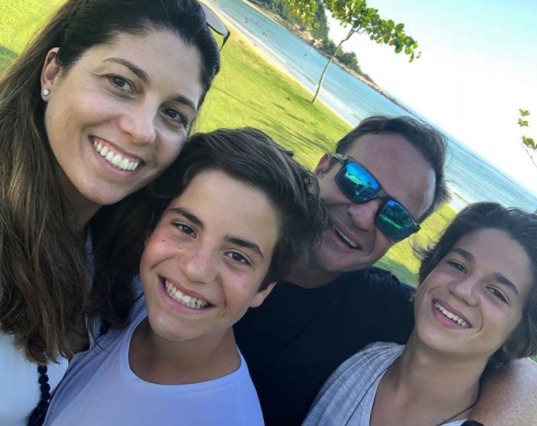 Rubens Barrichello em família