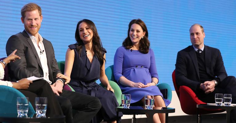 Meghan Marklen :1° evento oficial com Kate Middleton  e o Príncipe William