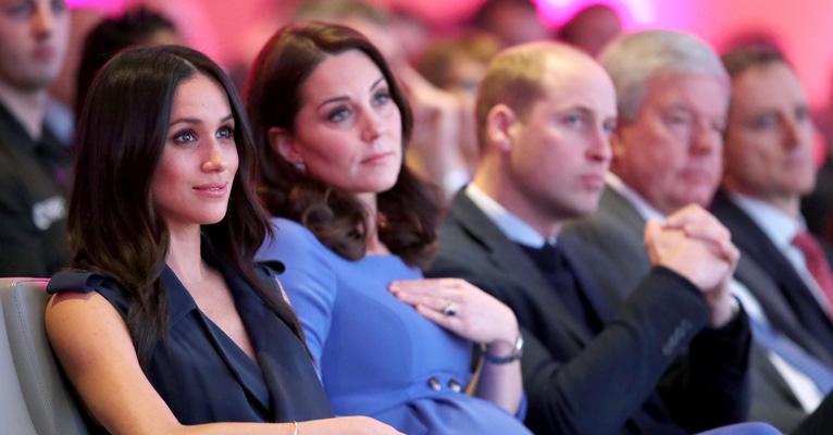 Meghan Marklen :1° evento oficial com Kate Middleton  e o Príncipe William