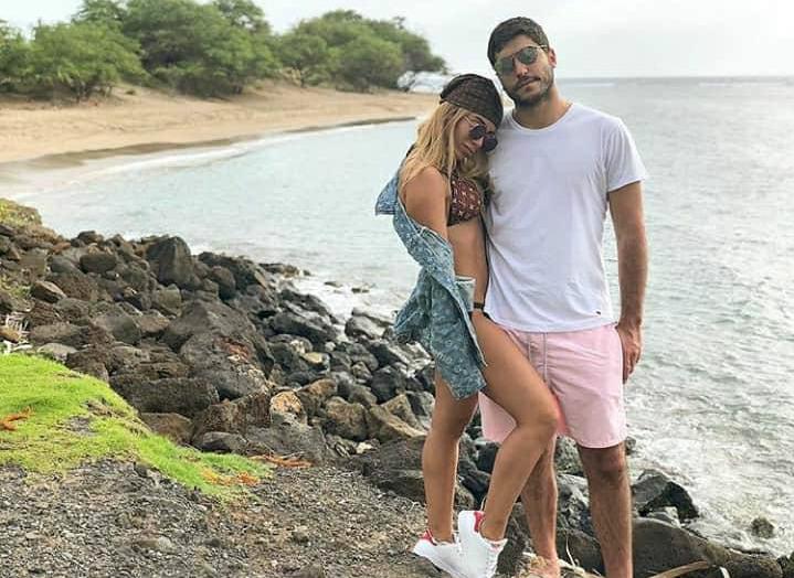 Anitta e Thiago Magalhães no Havaí