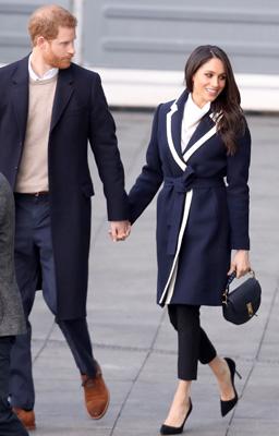 Meghan Markle e o príncipe Harry 