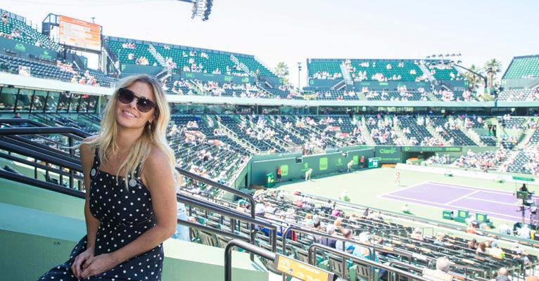 Carolina Dieckmann no Miami Open