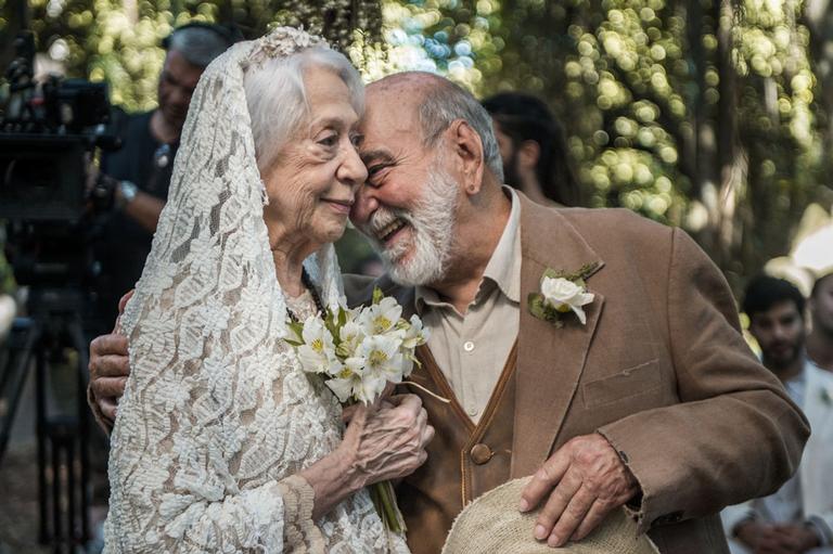 O casamento de Mercedes e Josafá na novela O Outro Lado do Paraíso