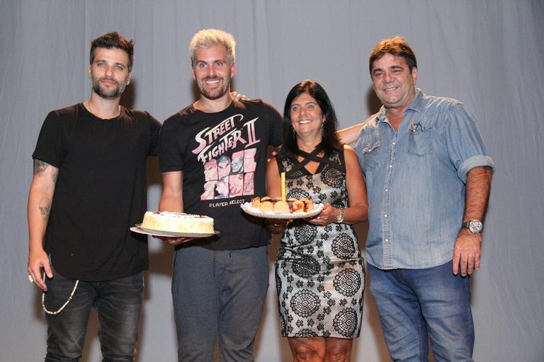 Bruno e Thiago Gagliasso na peça “Um Quase Gagliasso”