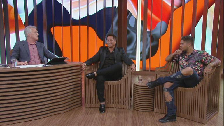 Leonardo e Zé Felipe no 'Conversa com Bial'