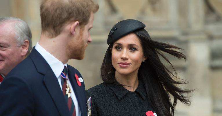 Meghan Markle e os príncipes Harry e William participam de missa na Abadia de Westminster