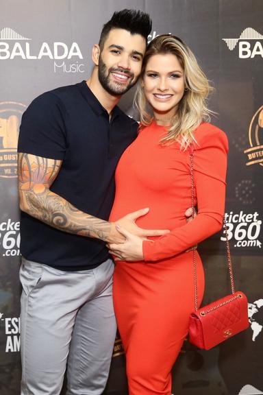 Andressa Suita prestigia o novo show do marido, Gusttavo Lima