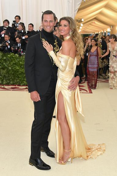 Gisele Bündchen e Tom Brady no Baile do Met