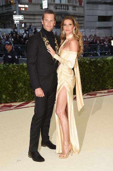 Gisele Bündchen e Tom Brady no Baile do Met