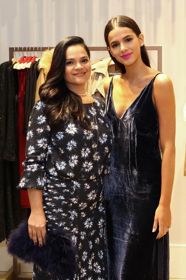 Bruna Marquezine e a mãe, Neide Maia