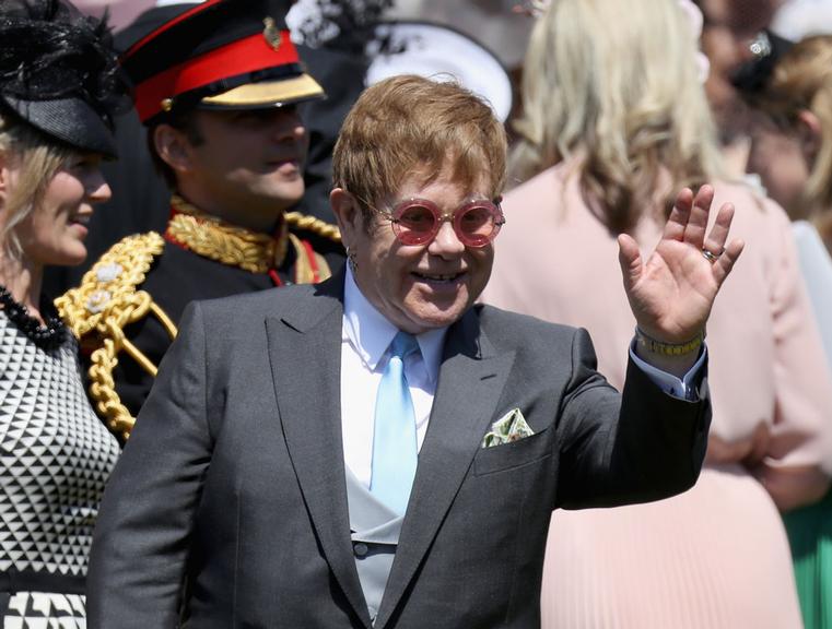 Elton John no casamento do príncipe Harry com Meghan Markle