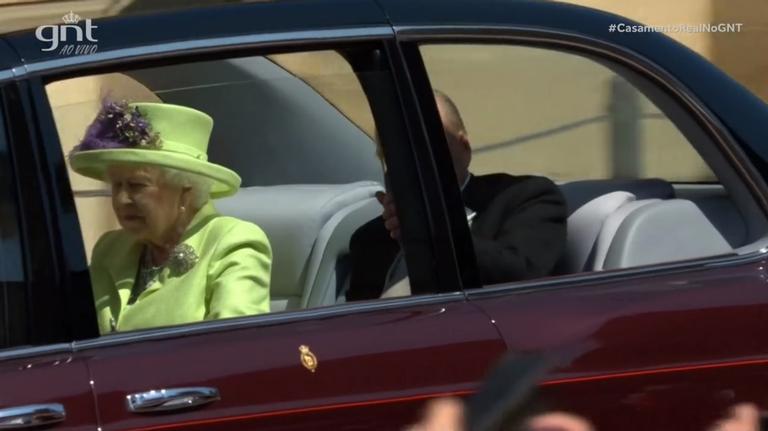 Rainha Elizabeth II no casamento de Harry e Meghan