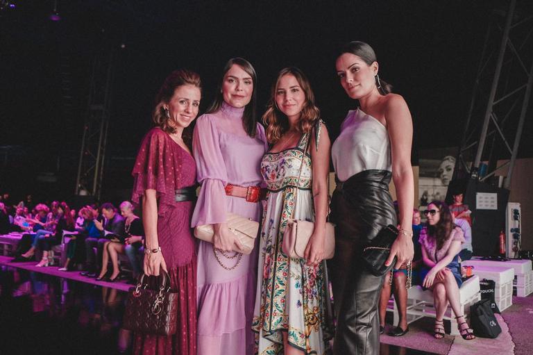 Camila Almeida, Lari Duarte, Luisa Accorsi e Mariah Bernardes no Monte Carlo Fashion Week