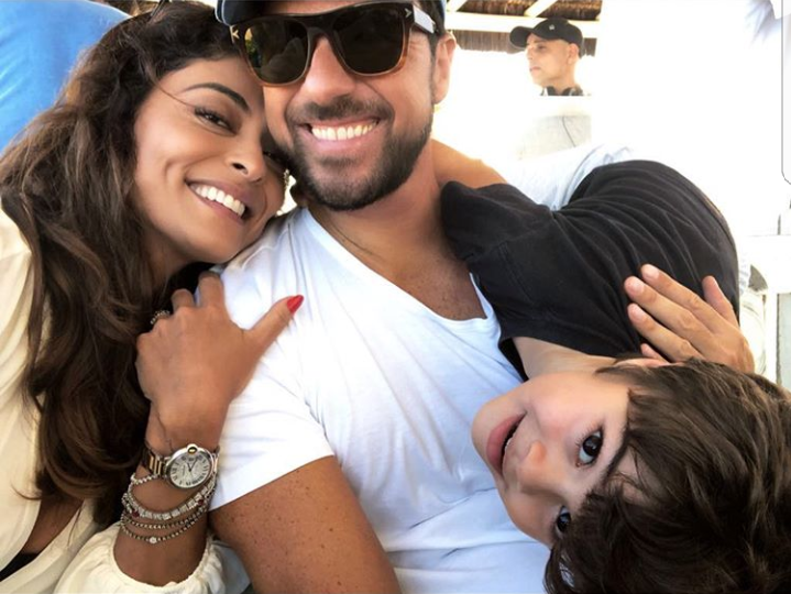 Juliana Paes em fotos divertidas com a família