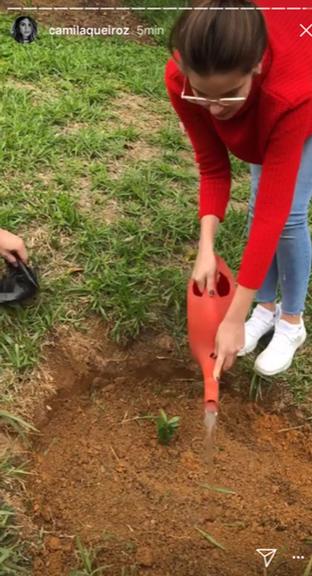 Camila Queiroz , Antonia Morais e os noivos, Klebber Toledo e Wagner Santisteban