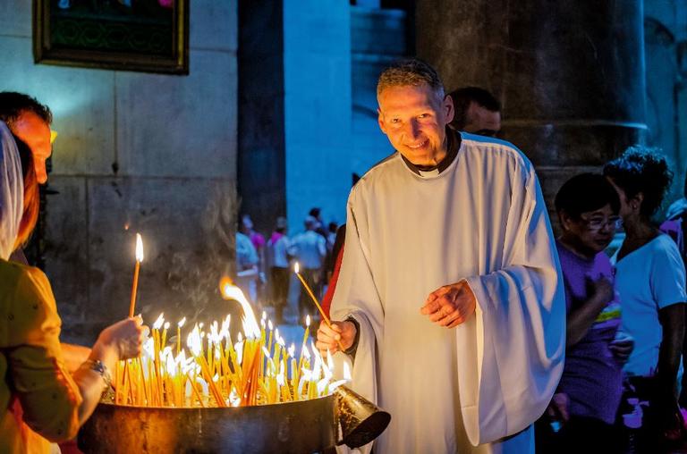 Padre Marcelo Rossi visita Jerusalém