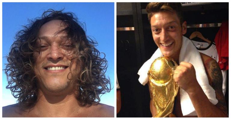 Fabio Lago e Mesut Özil