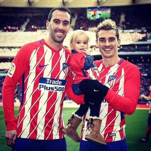 Antoine Griezmann e Mia Griezmann