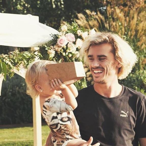 Antoine Griezmann e Mia Griezmann