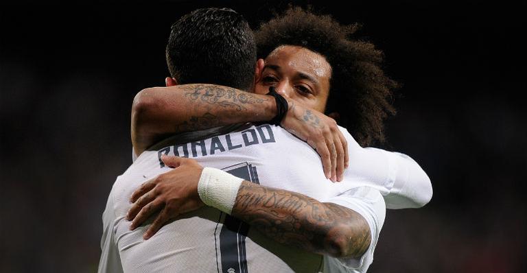 Marcelo e Cristiano Ronaldo