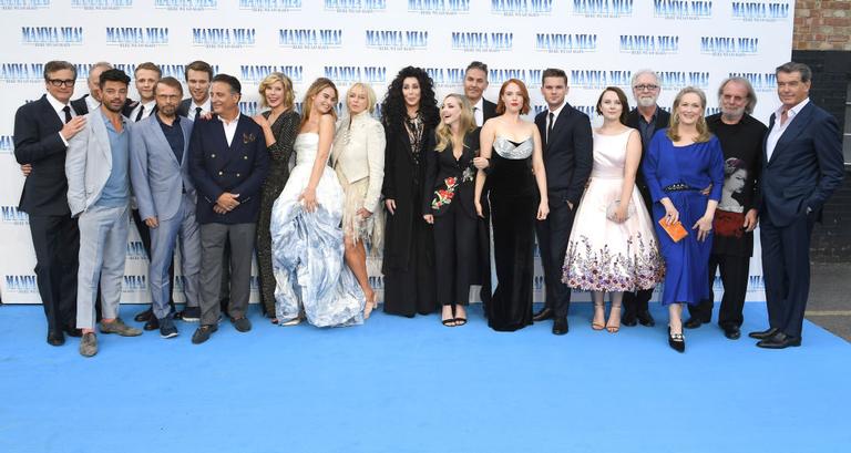 Meryl Streep e Cher na premiére de Mamma Mia! Here we go again