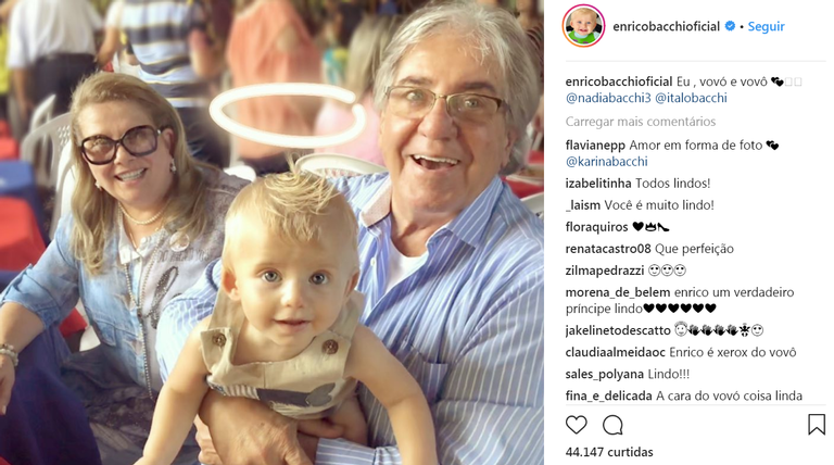 Enrico, Ítalo e Nadia Bacchi