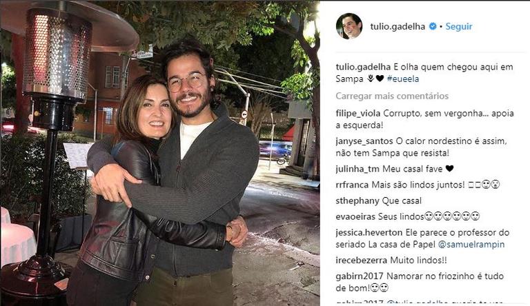 Fátima Bernardes e Túlio Gadêlha